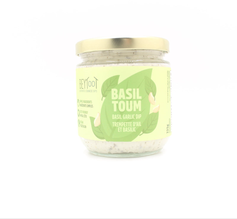 Basil Toum - Basil Garlic Dip