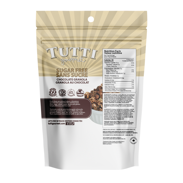 Tutti Gourmet Vegan Keto Chocolate Granola