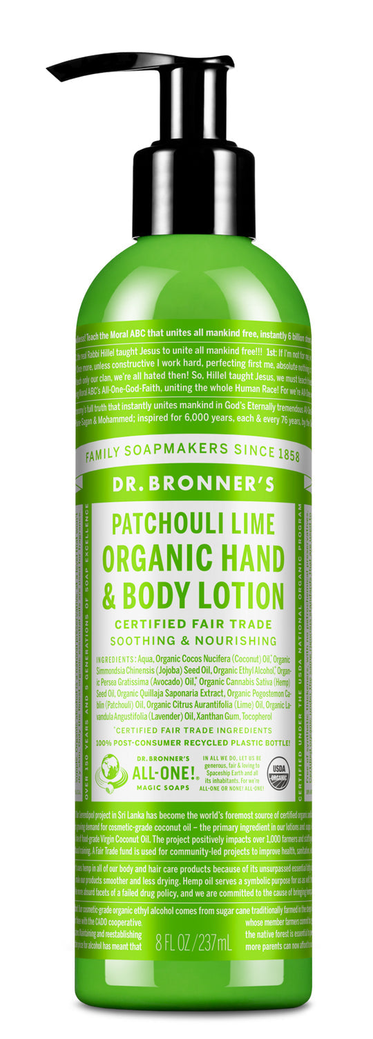 Organic Lime Hand and Body Lotion