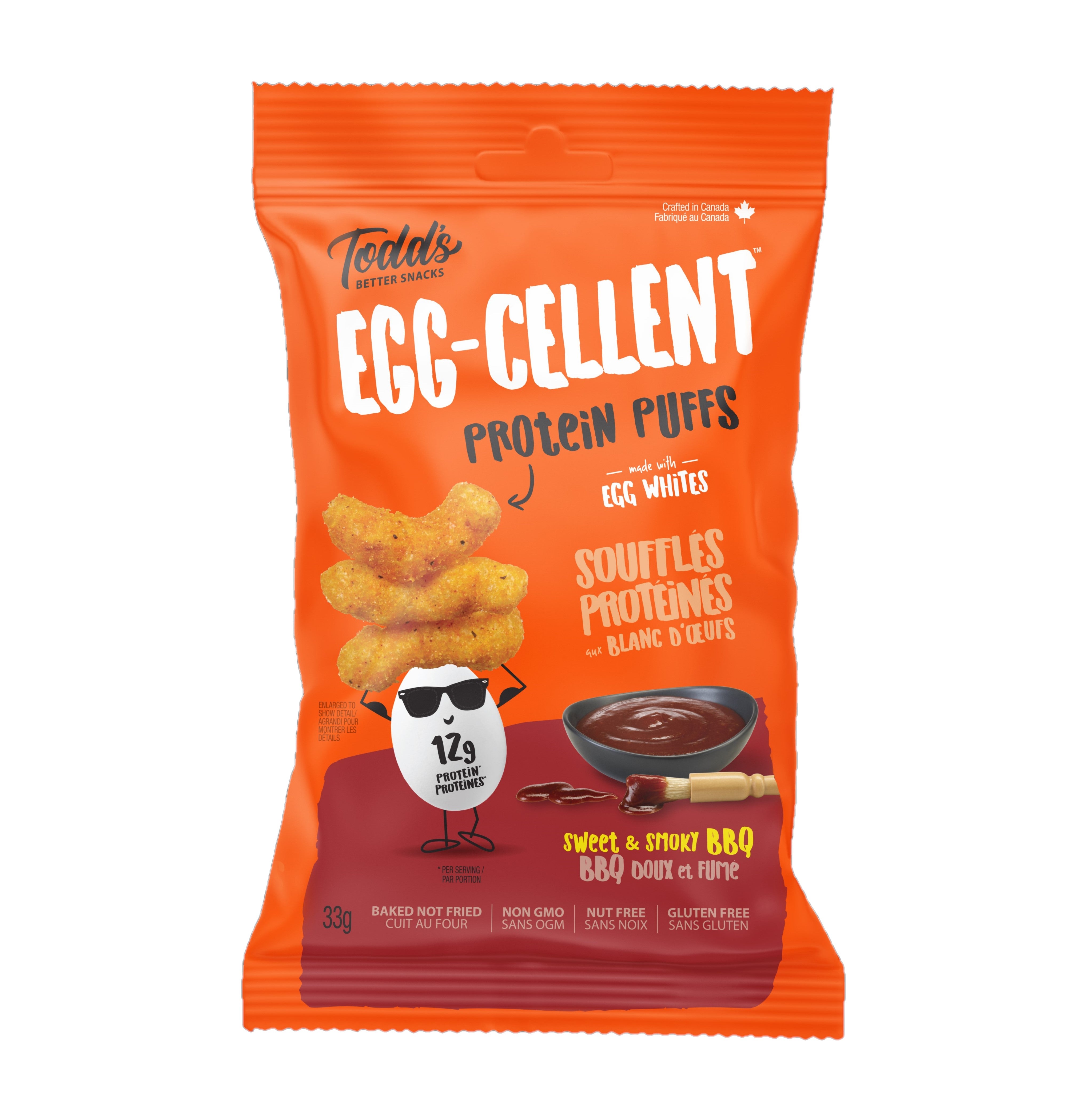 Sweet & Smoky BBQ Egg-Cellent Protein Puffs