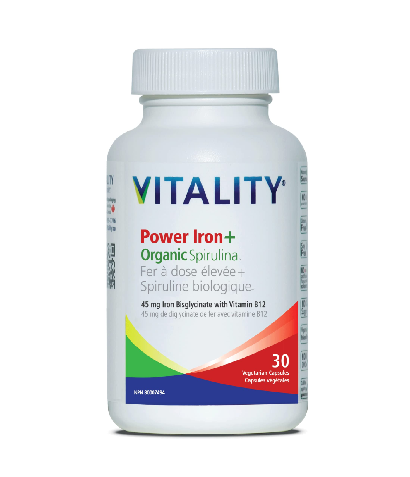 Power Iron + Organic Spirulina