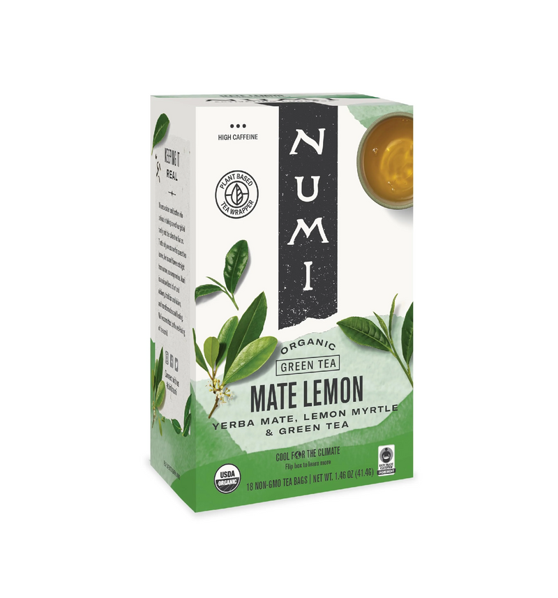 Organic Mate Lemon Green Tea