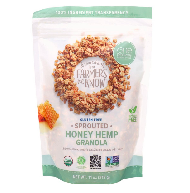 Sprouted Oat Honey Hemp Granola