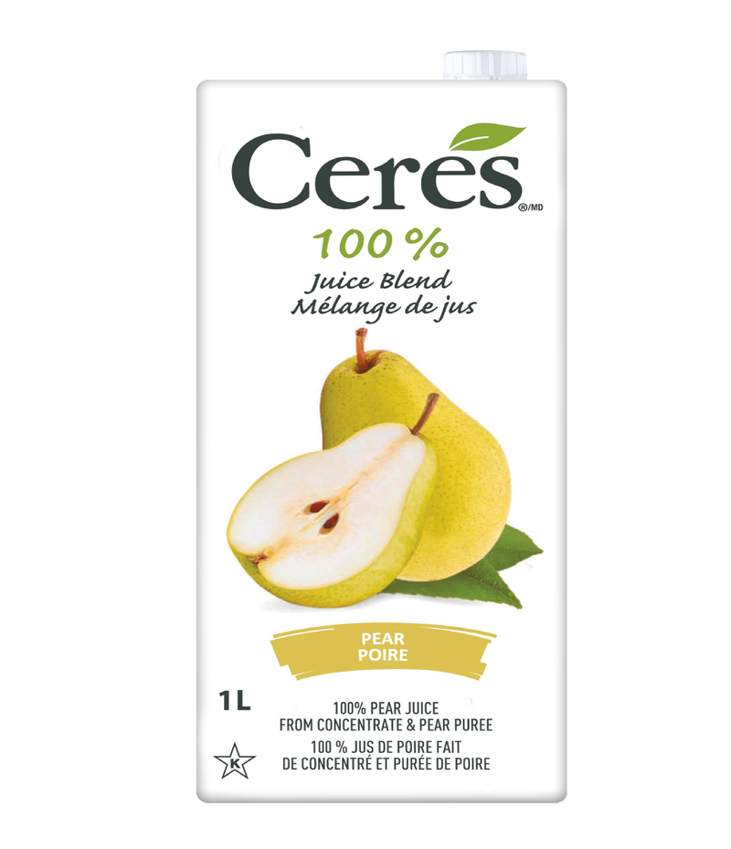 Pear Juice No Sugar Added