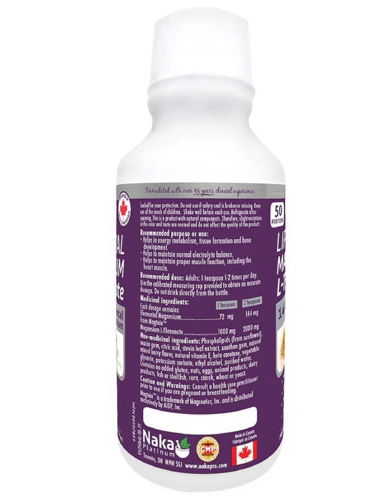 Liposomal Magnesium L-Threonate