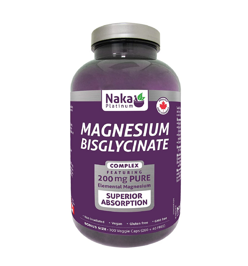 Magnesium Bisglycinate 200mg (Bonus Size)