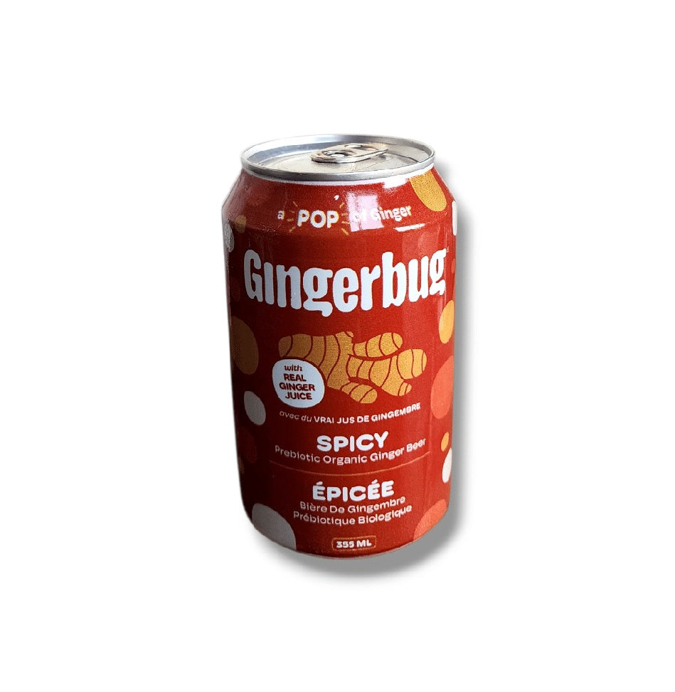 Spicy Prebiotic Organic Ginger Beer
