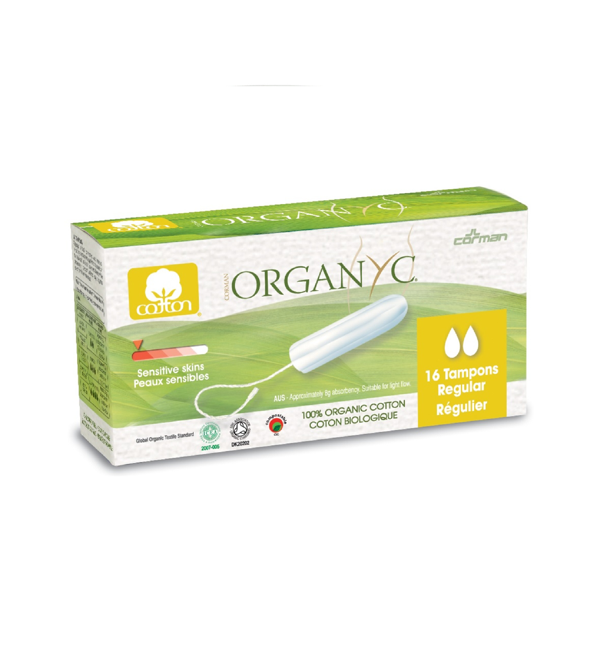 Organic Regular Tampons