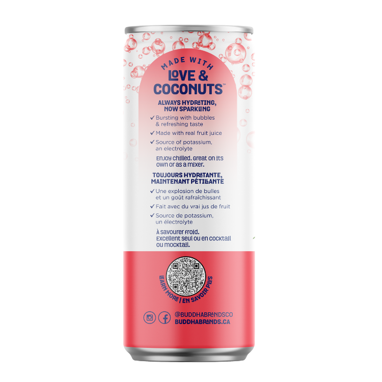 Thirsty Buddha Sparkling Coconut Water with Watermelon