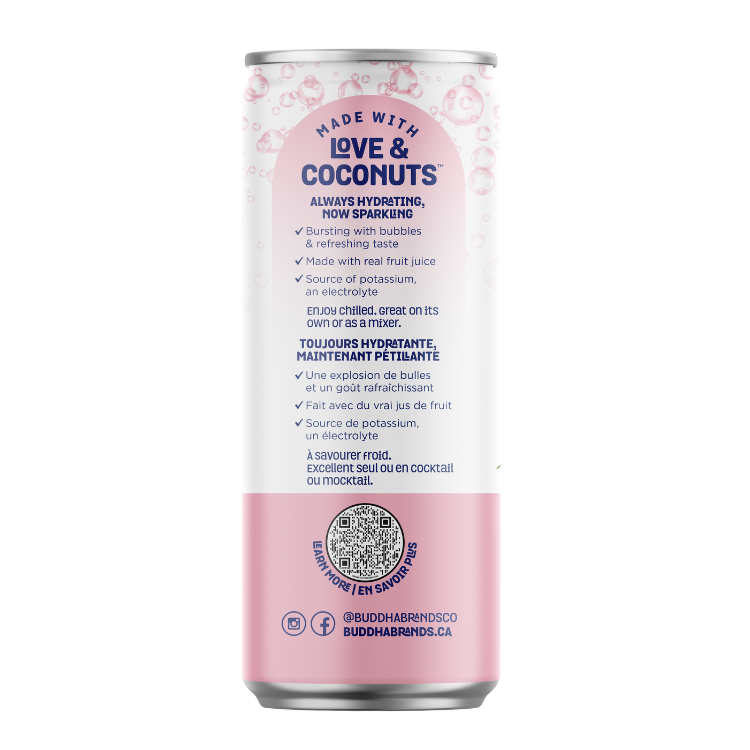 Thirsty Buddha Sparkling Coconut Water with Grapefruit