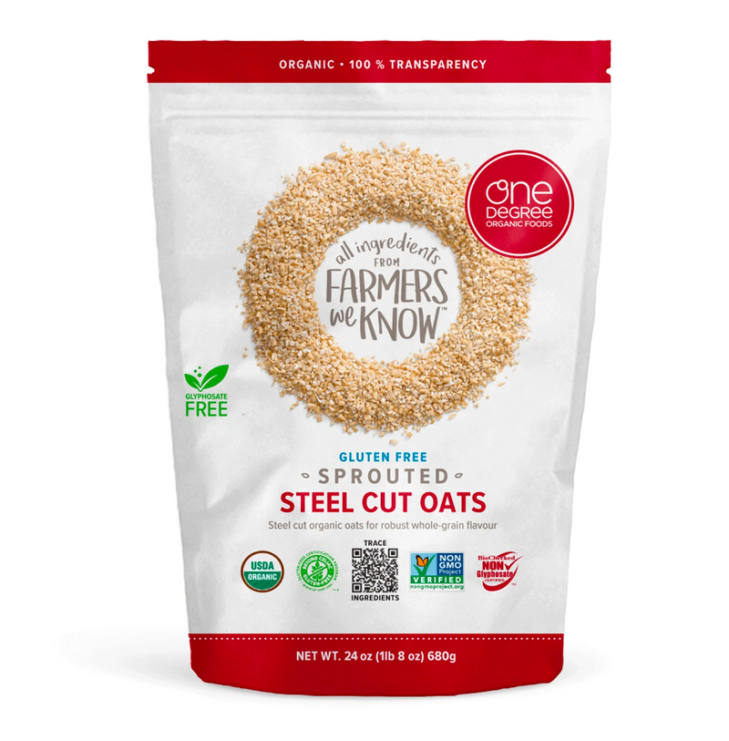 Organic Sprouted Steel Cut Oats