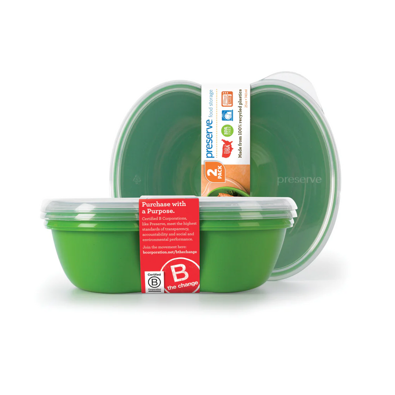 Green 2 Pack Containers