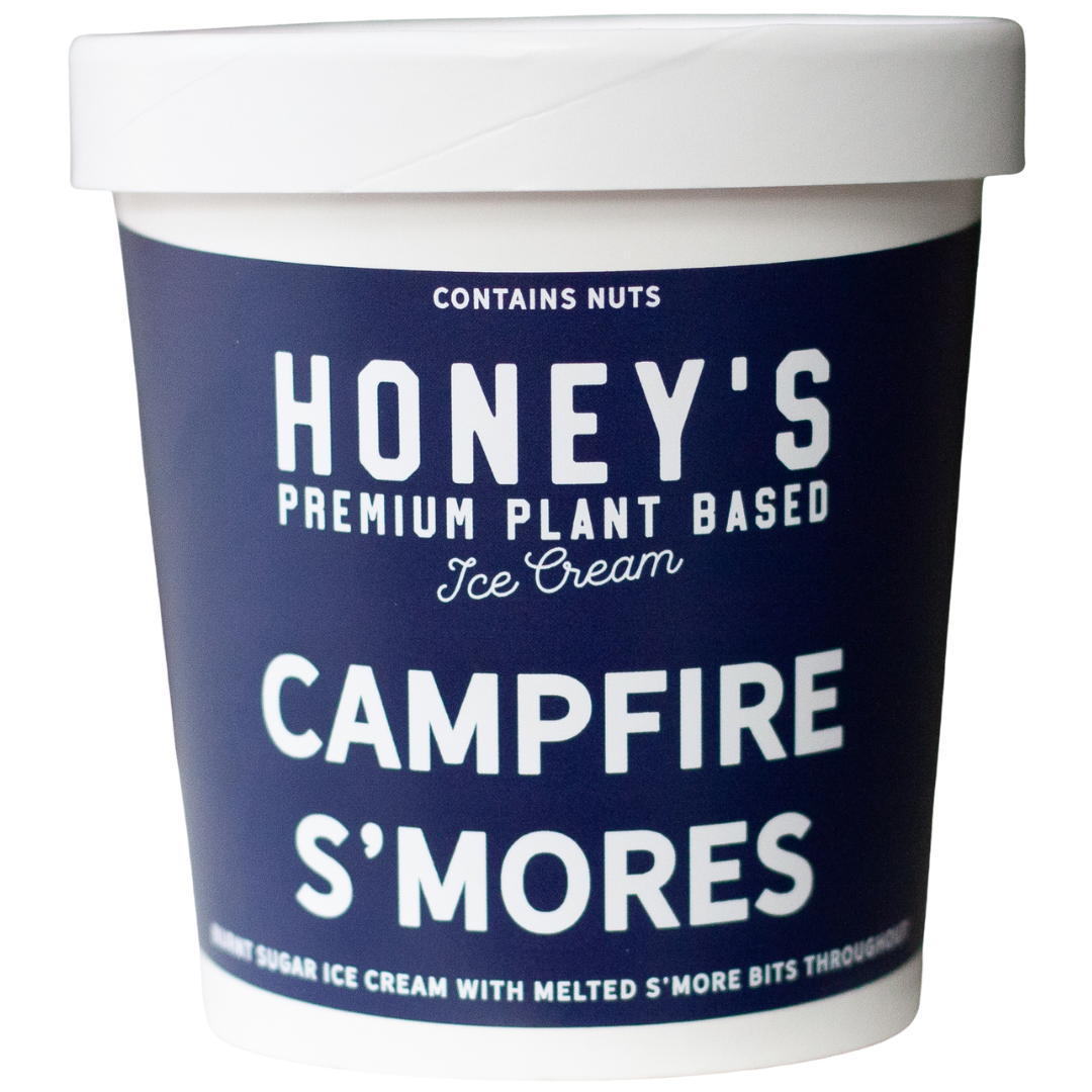 Plant-based Campfire S'mores Ice Cream