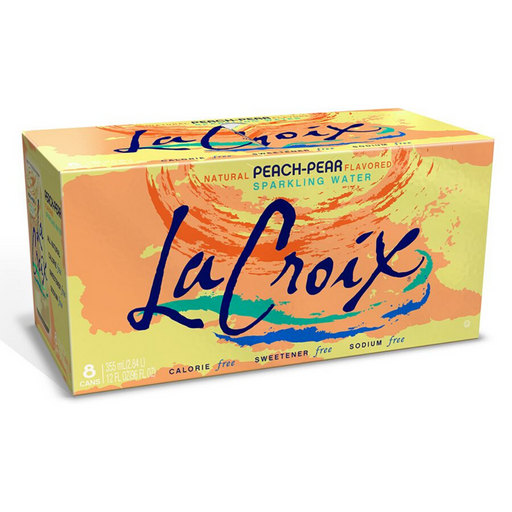 La Croix Peach Pear Sparkling Water Case