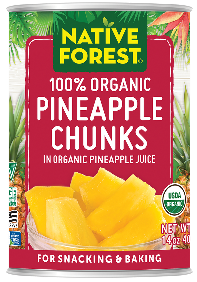Native Forest Organic Pineapple Chunks