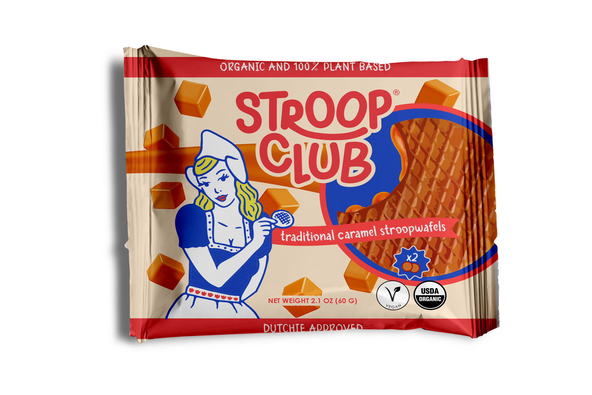 Organic Traditional Caramel Stroopwafels