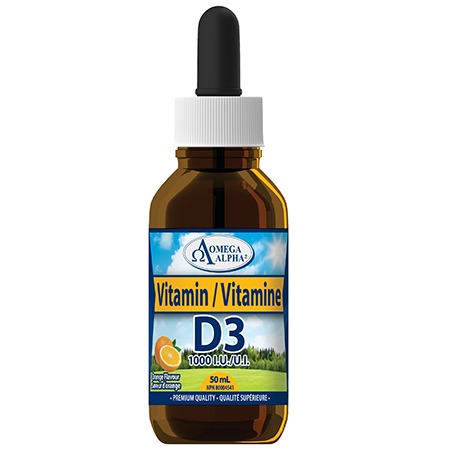 Orange Vitamin D3 - 1000 Iu