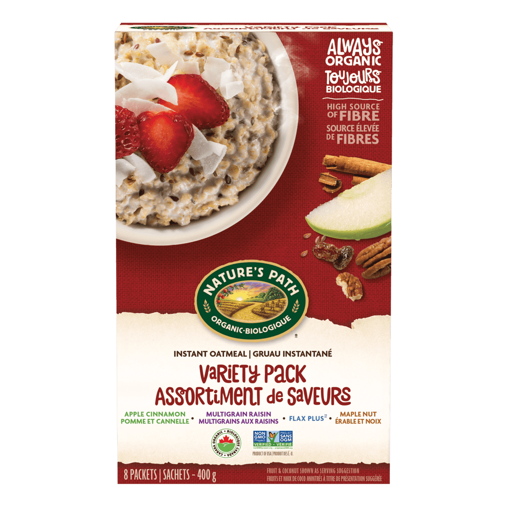 Organic Variety Pack Hot Oatmeal