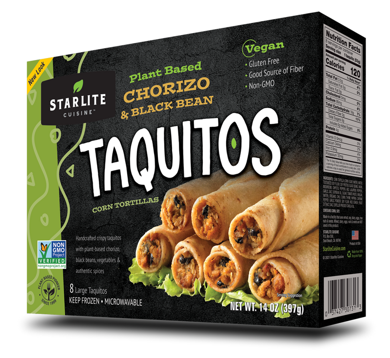 Chorizo Black Bean Taquitos