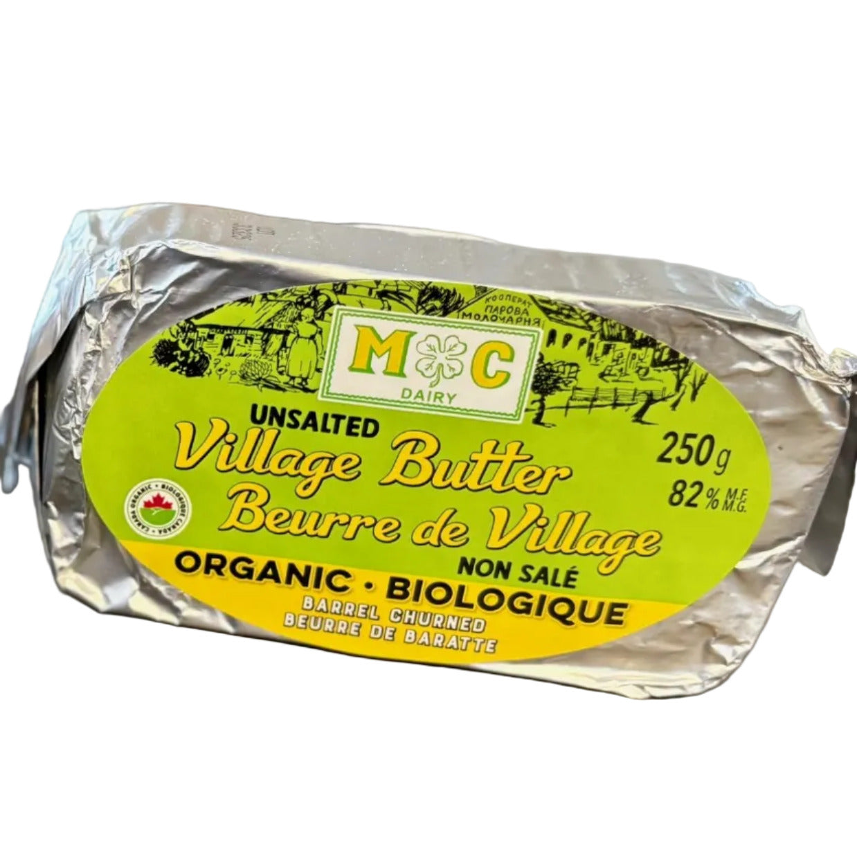 MC Dairy Org Barrel Churned Unsalted Village Butter