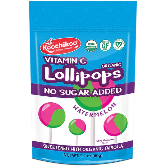 Organic Watermelon Lollipops