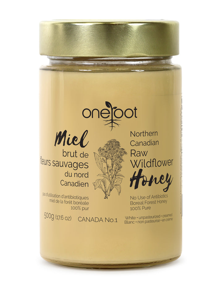Oneroot Raw Wildflower Honey