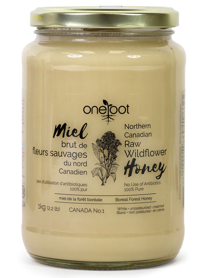 Oneroot Raw Wildflower Honey