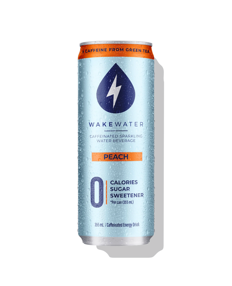 Peach Caffeinated Sparkling Water