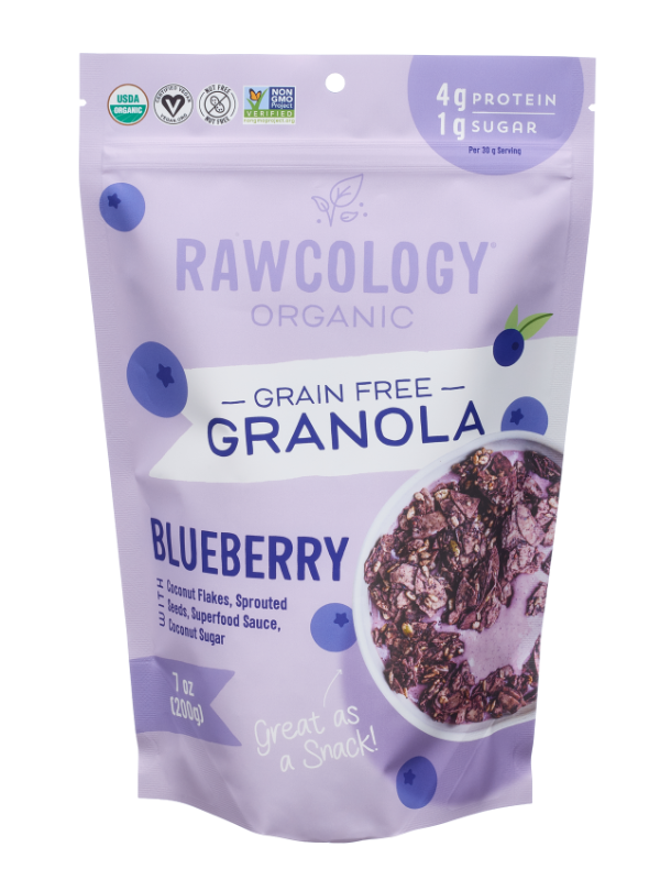 Rawcology Organic Blueberry Grain-Free Granola