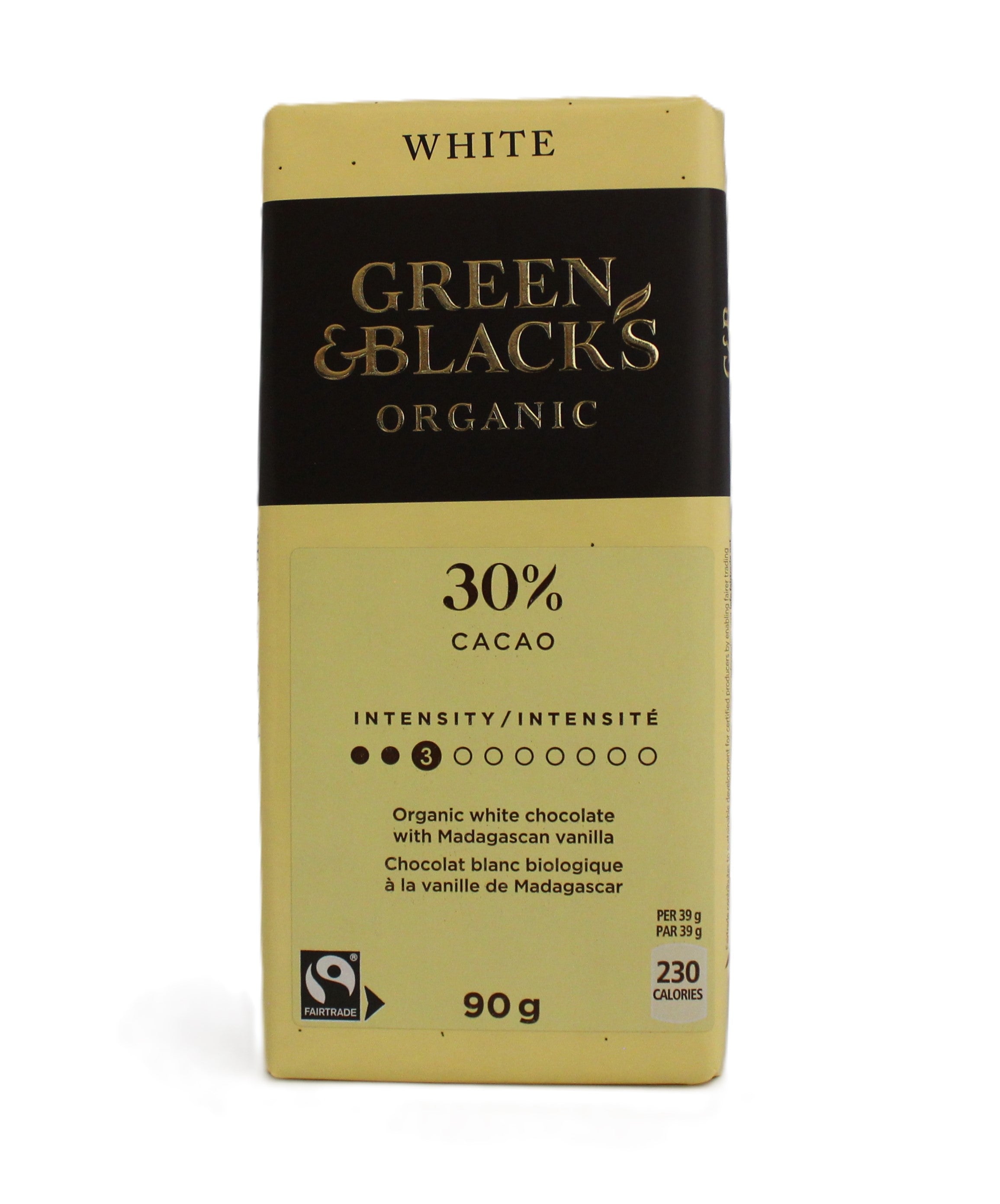 Organic White Chocolate Bar