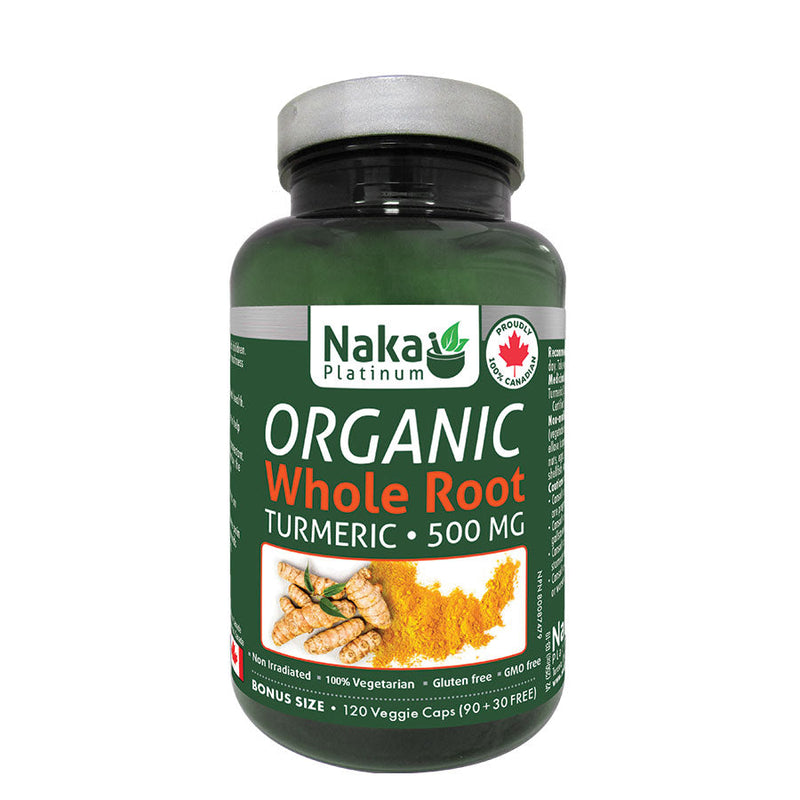 Org Whole Root Turmeric 500mg