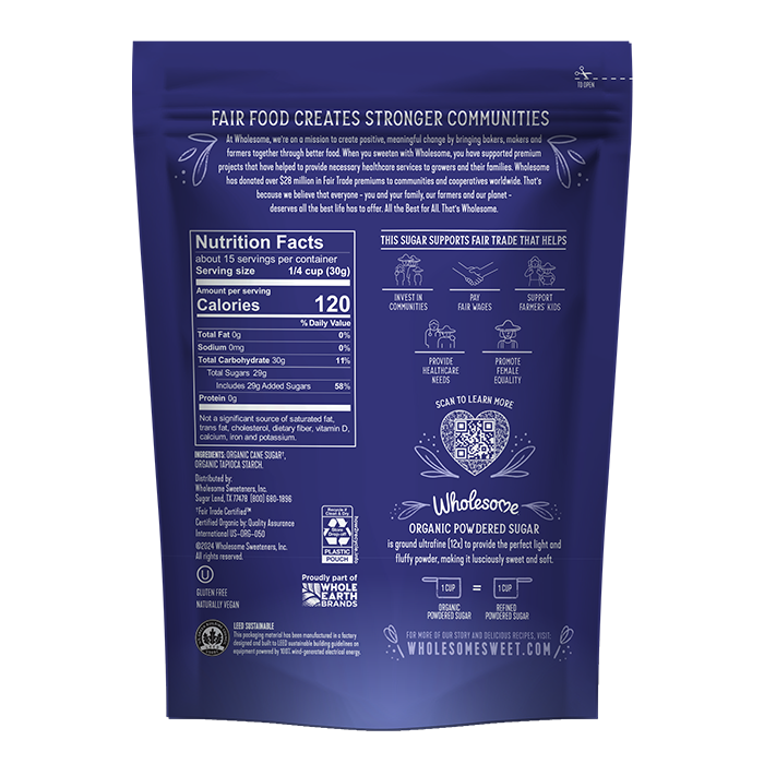 Wholesome Sweeteners Organic Icing Sugar