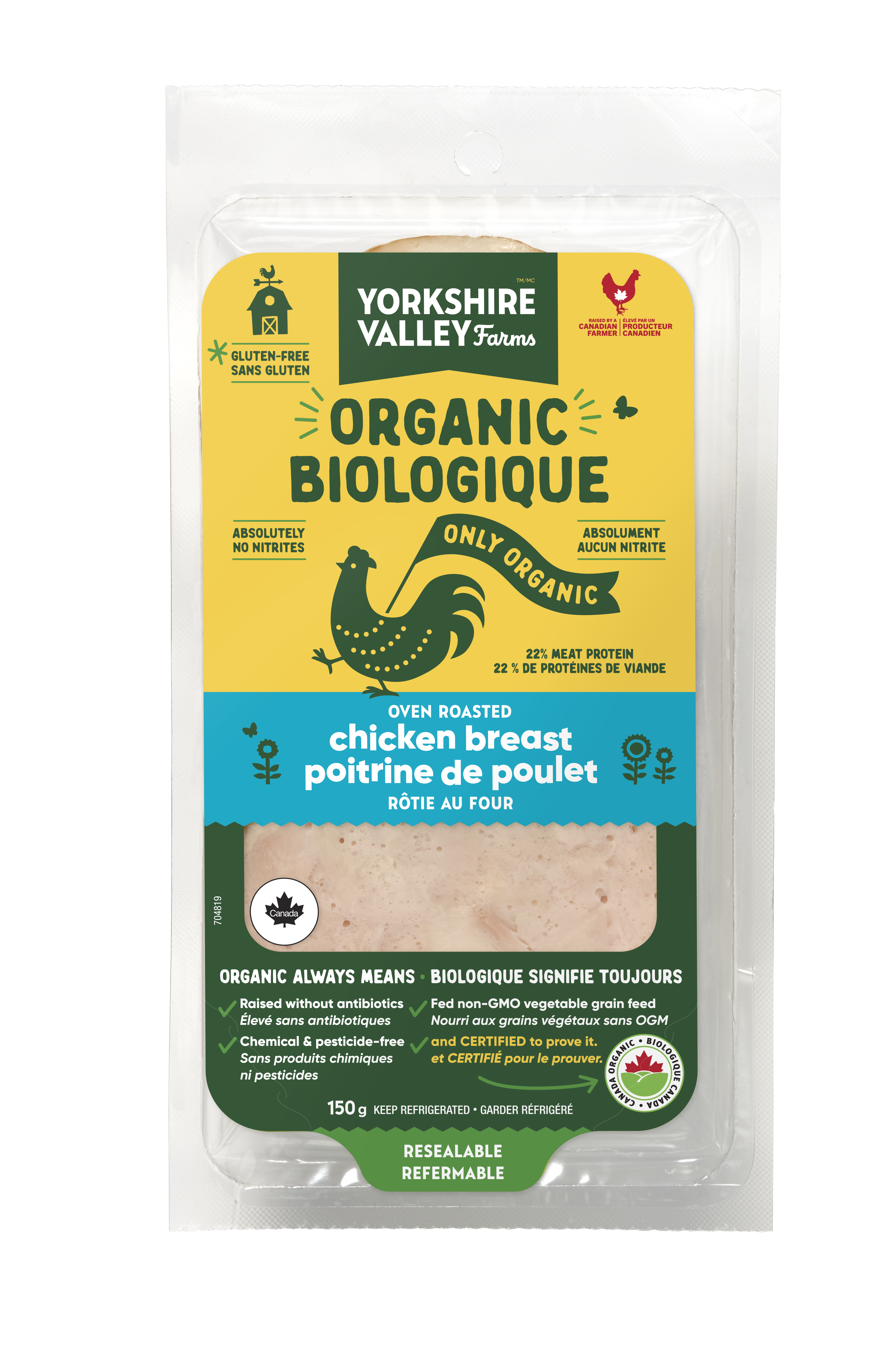 Organic Chicken Breast Slices