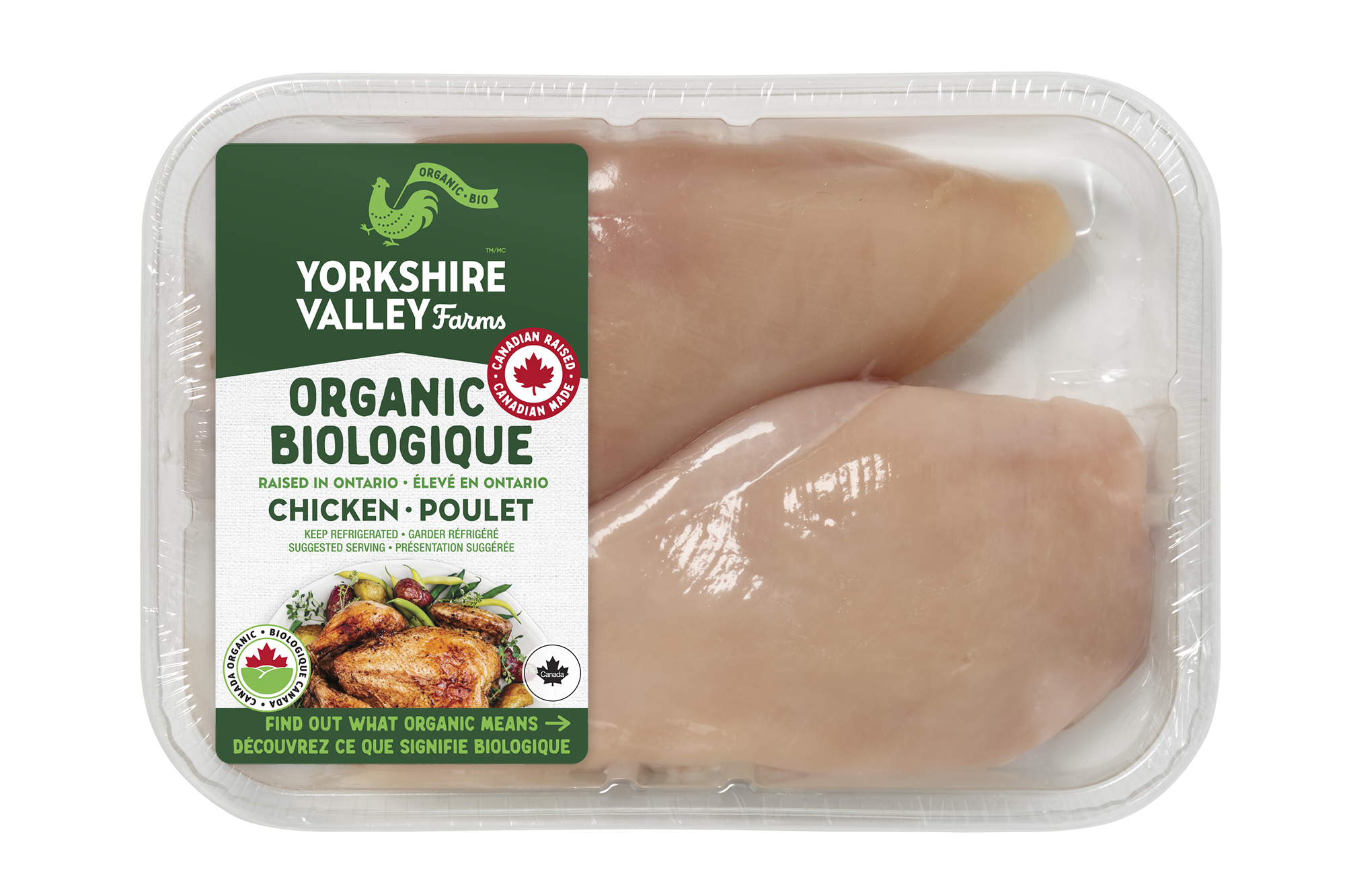 Yorkshire Valley Organic Boneless Skinless Chicken Breasts