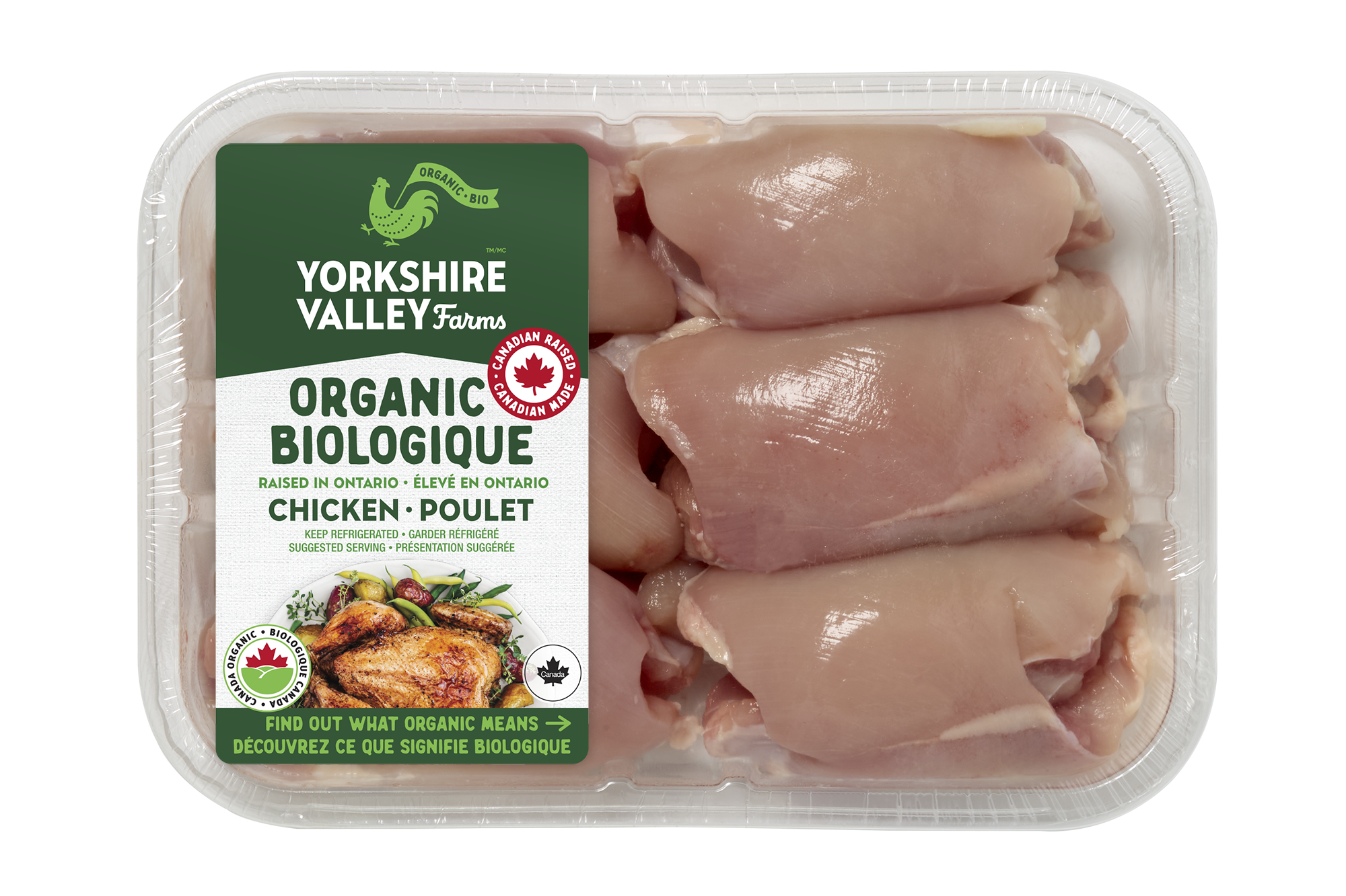 Yorkshire Valley Organic Boneless Skinless Chicken Thighs