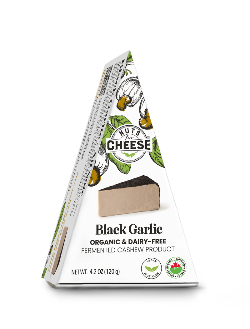 Black Garlic Cashew Cheese