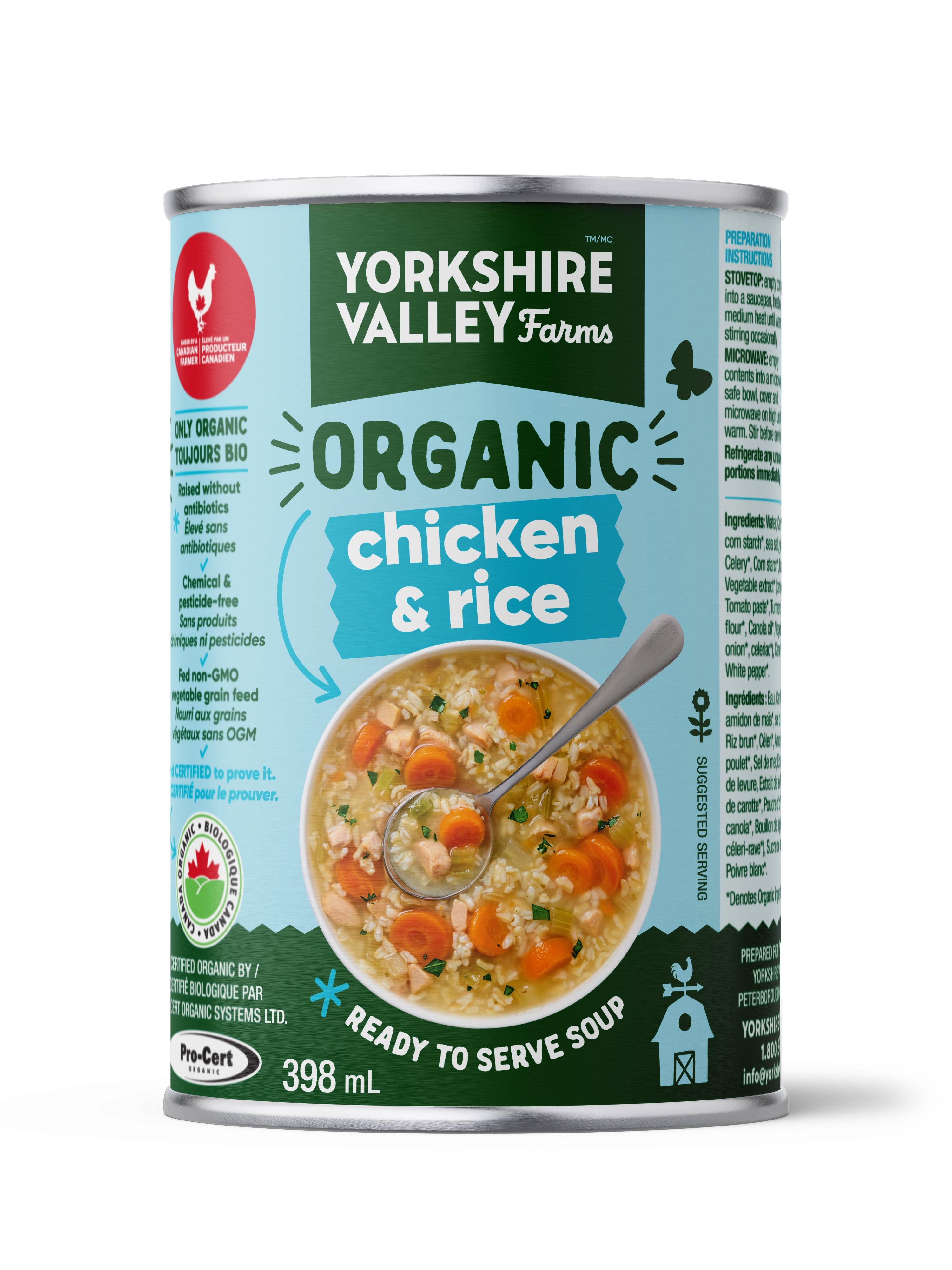 Organic Ready to Serve Chicken + Rice Soup