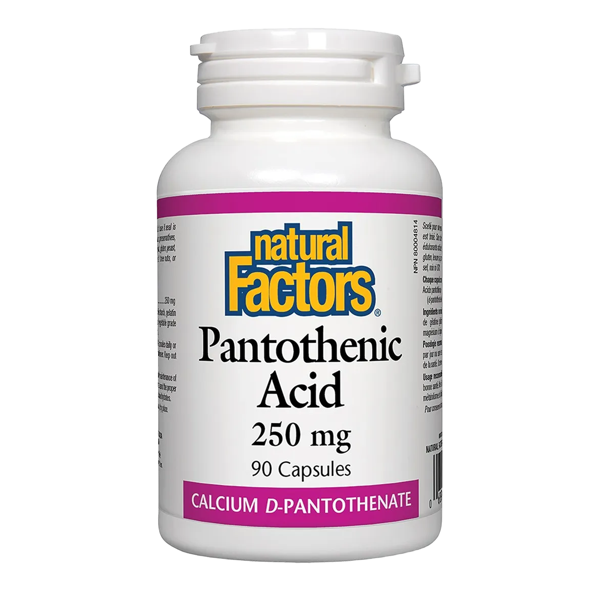 Pantothenic Aid - 250mg