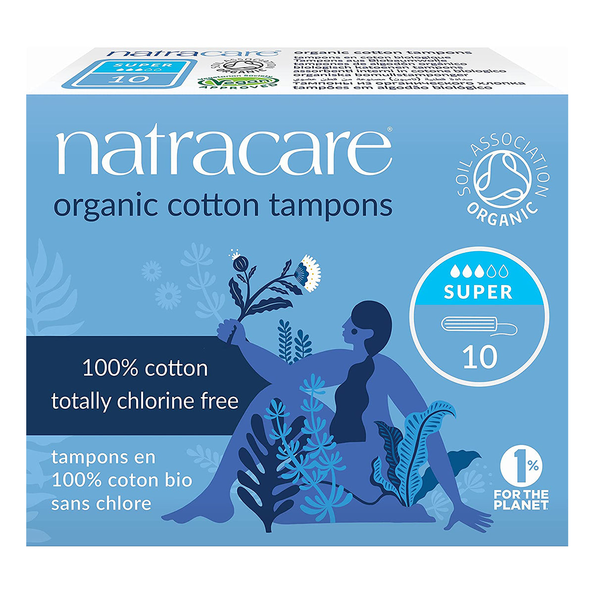 Organic Super Cotton Tampons