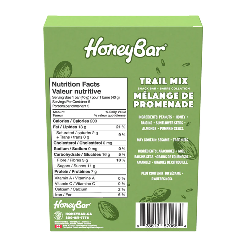 Trail Mix Snack Bar - 5 pack