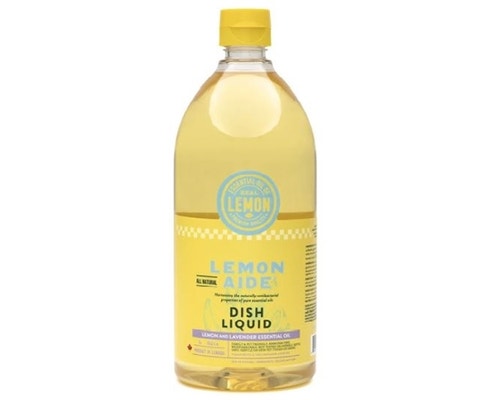 Lemon Aide Lemon and Lavender Essential Oil Dish Liquid