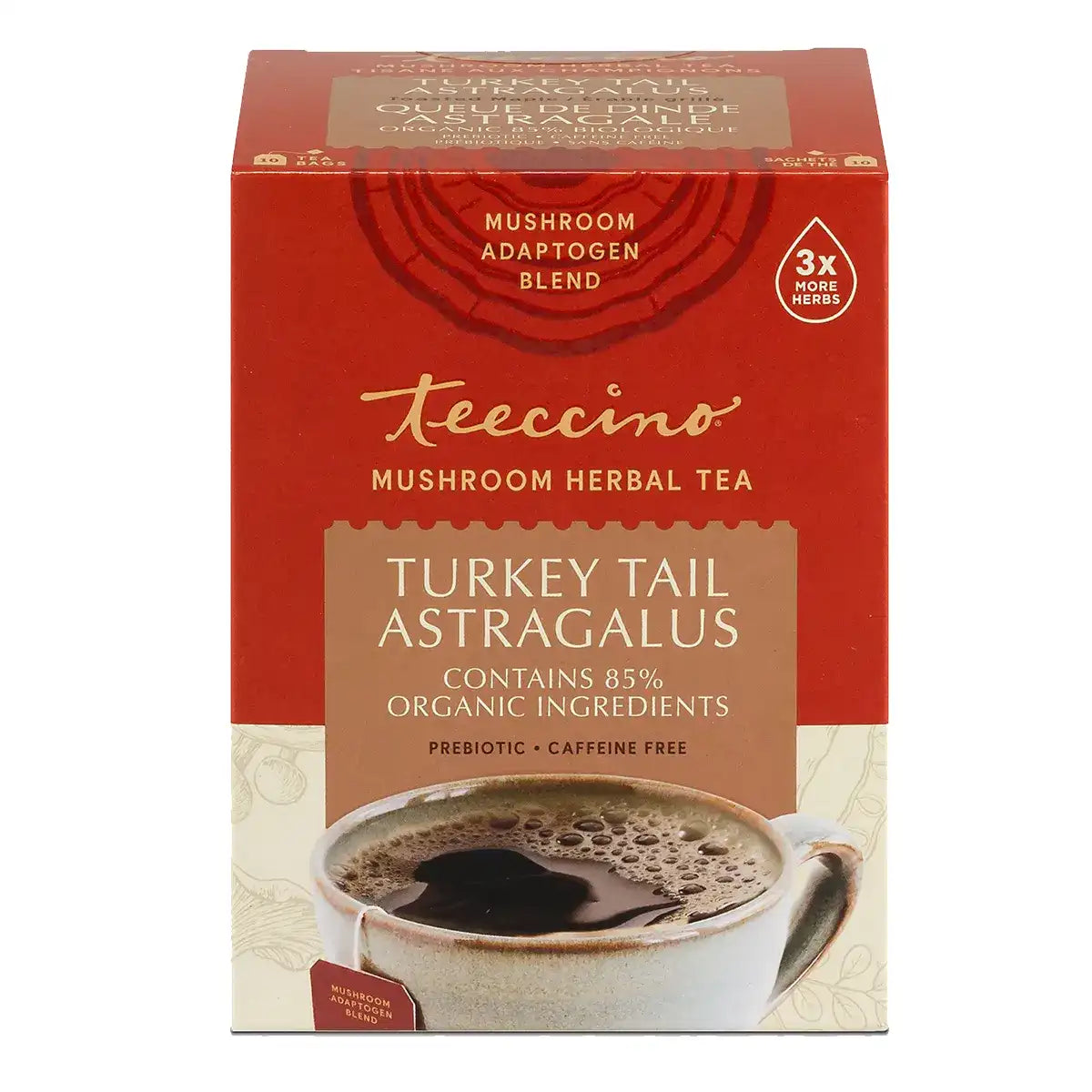 Teeccino Turkey Tail Astragalus Tea