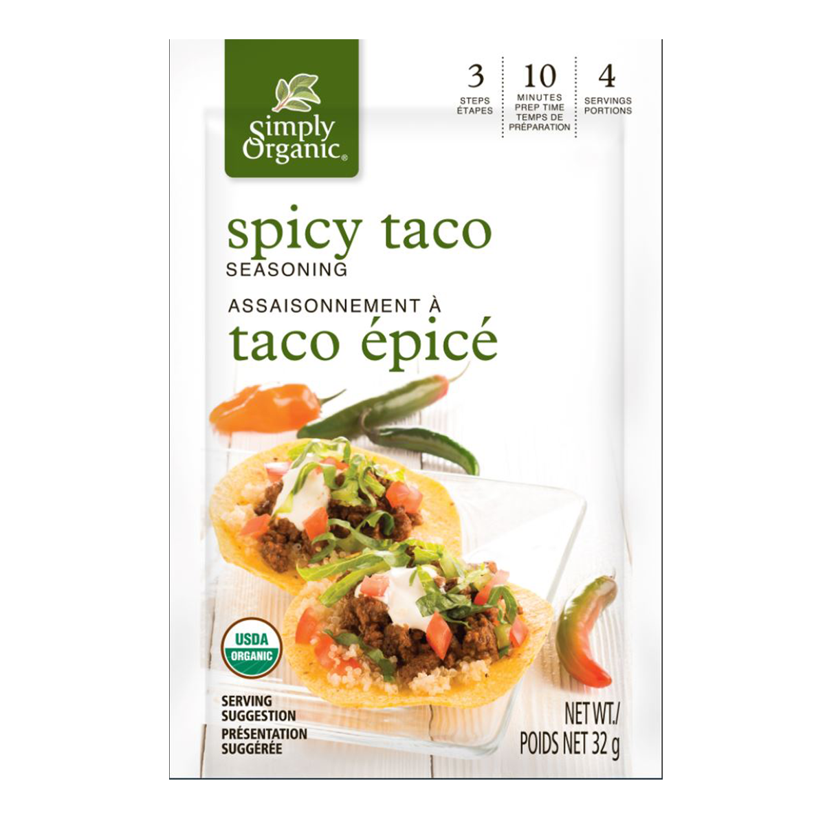 Organic Spicy Taco Seasoning Mix