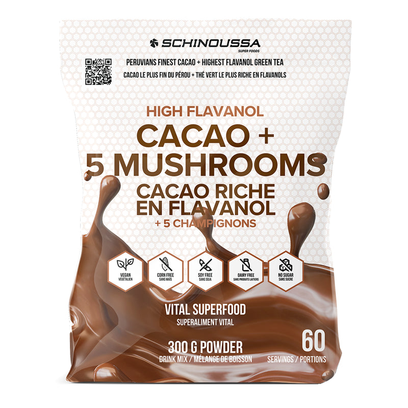 Cacao + 5 Mushroom Powder