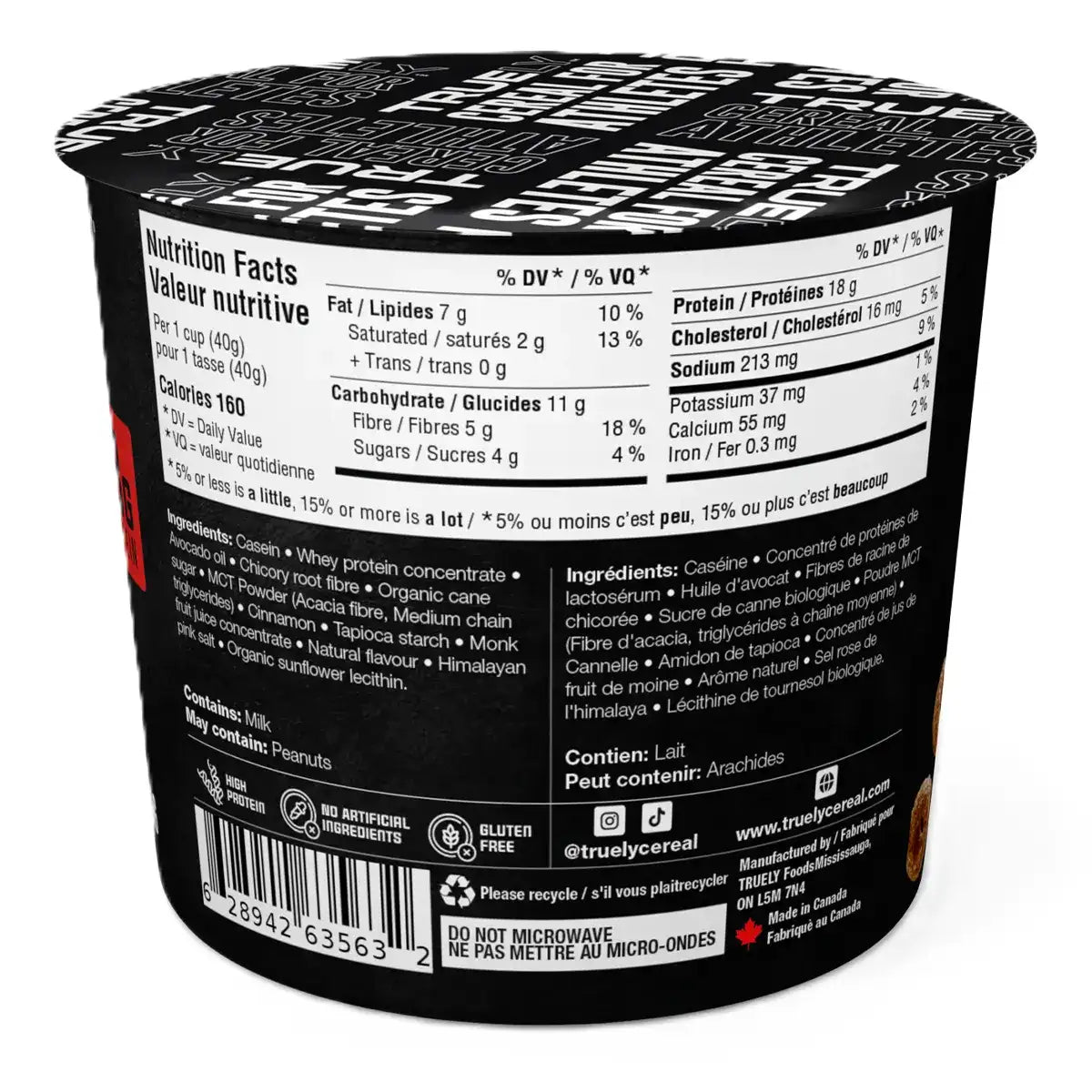 Truely Foods Cinnamon High Protein Cereal