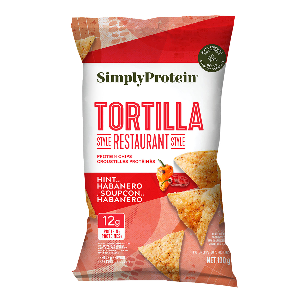 Gluten-Free Plant-Based Hint of Habanero Tortilla Protein Chips