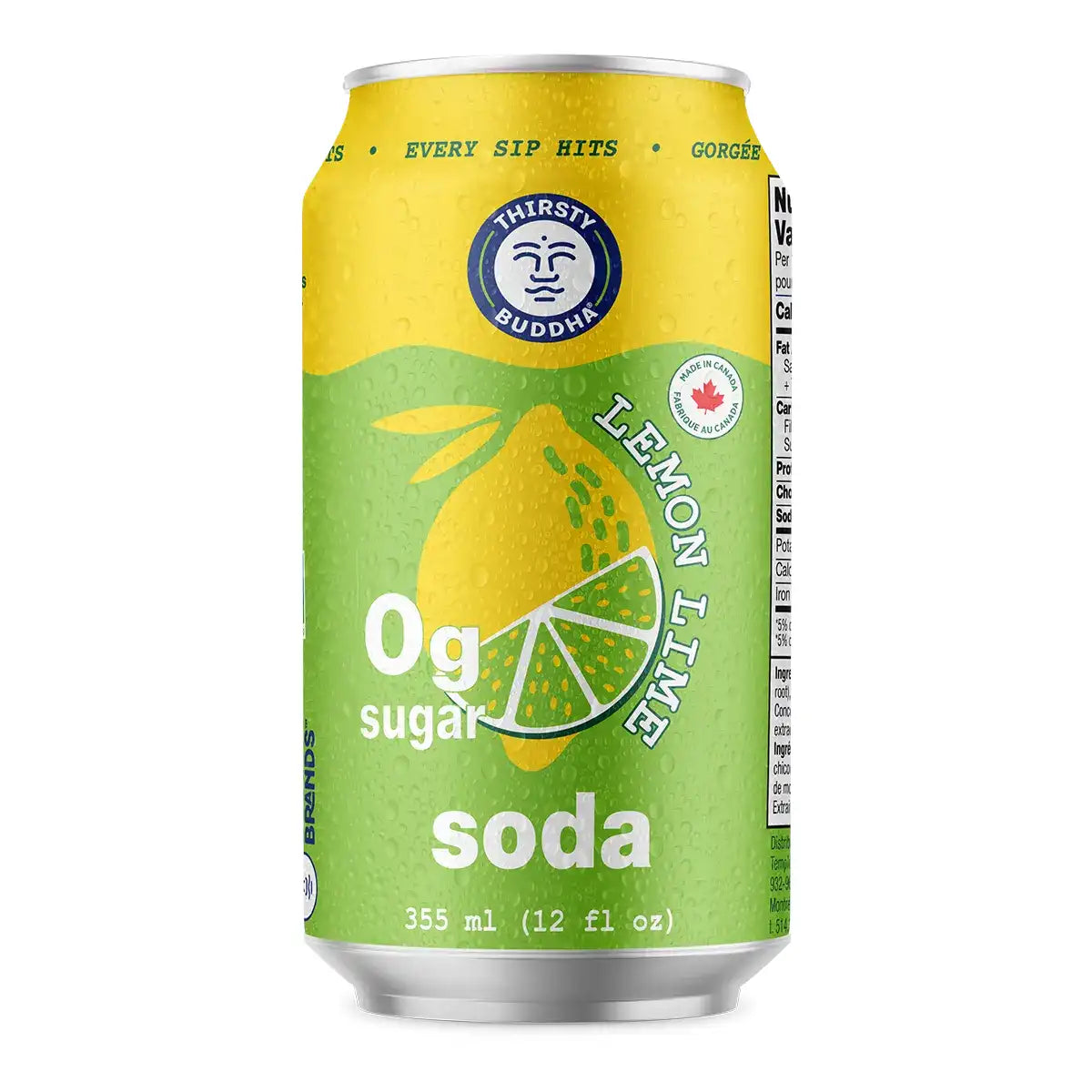 Thirsty Buddha Lemon Lime Soda