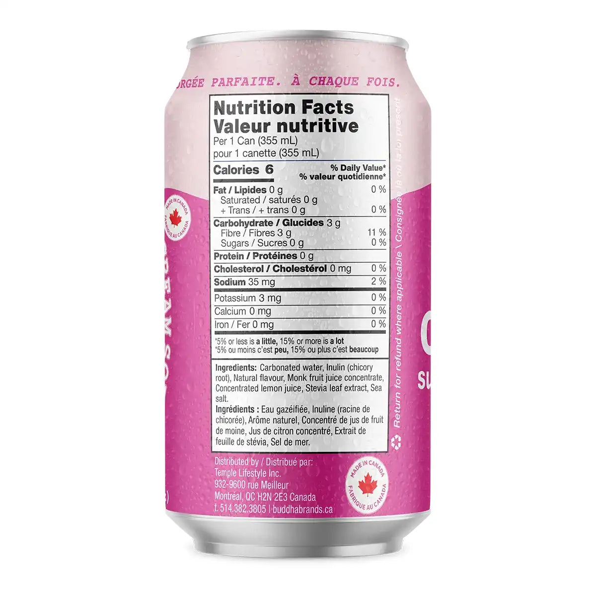 Thirsty Buddha Zero Sugar Cream Soda