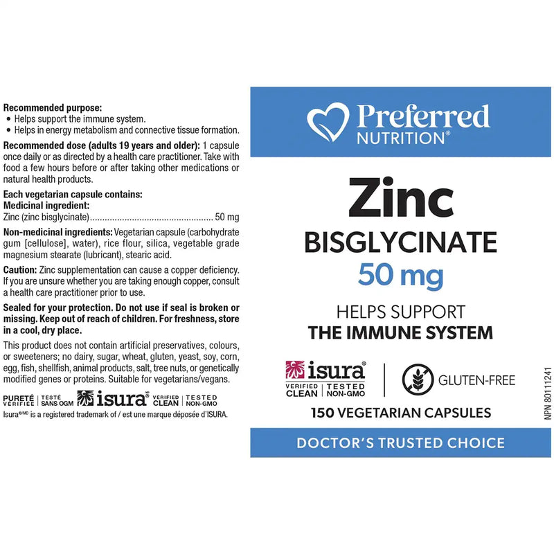 Zinc Bisglycinate - 50Mg