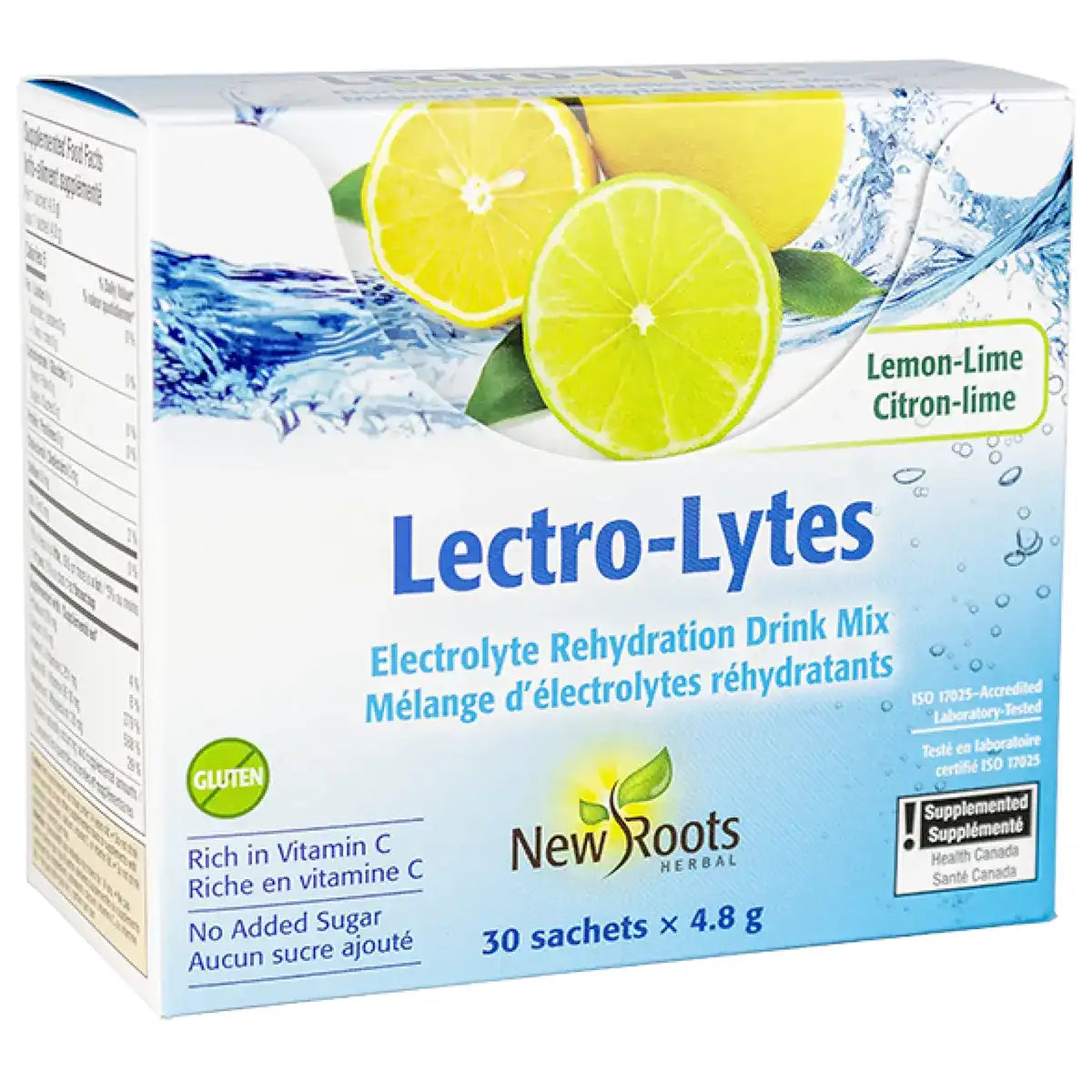 New Roots Lemon-Lime Lectro-Lytes Case